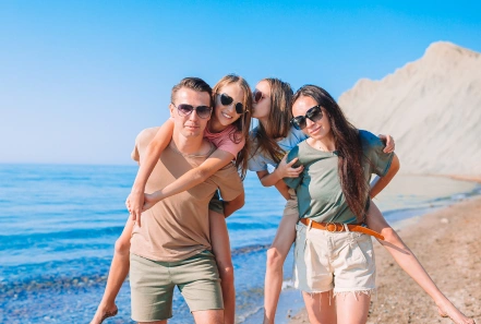 Family on vacation